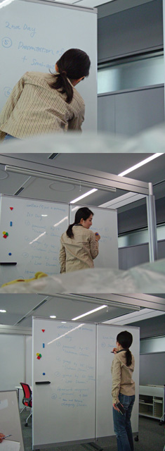 Kiyoko outlines the Unknown Shonan workshop process